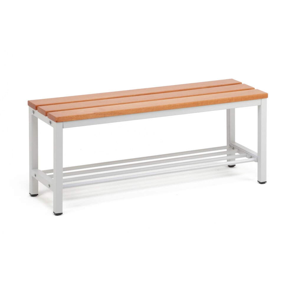 Numéro de l'image du produit 1: Banc pour vestiaire Steinbock®, longueur 1 000 mm, avec porte-chaussure