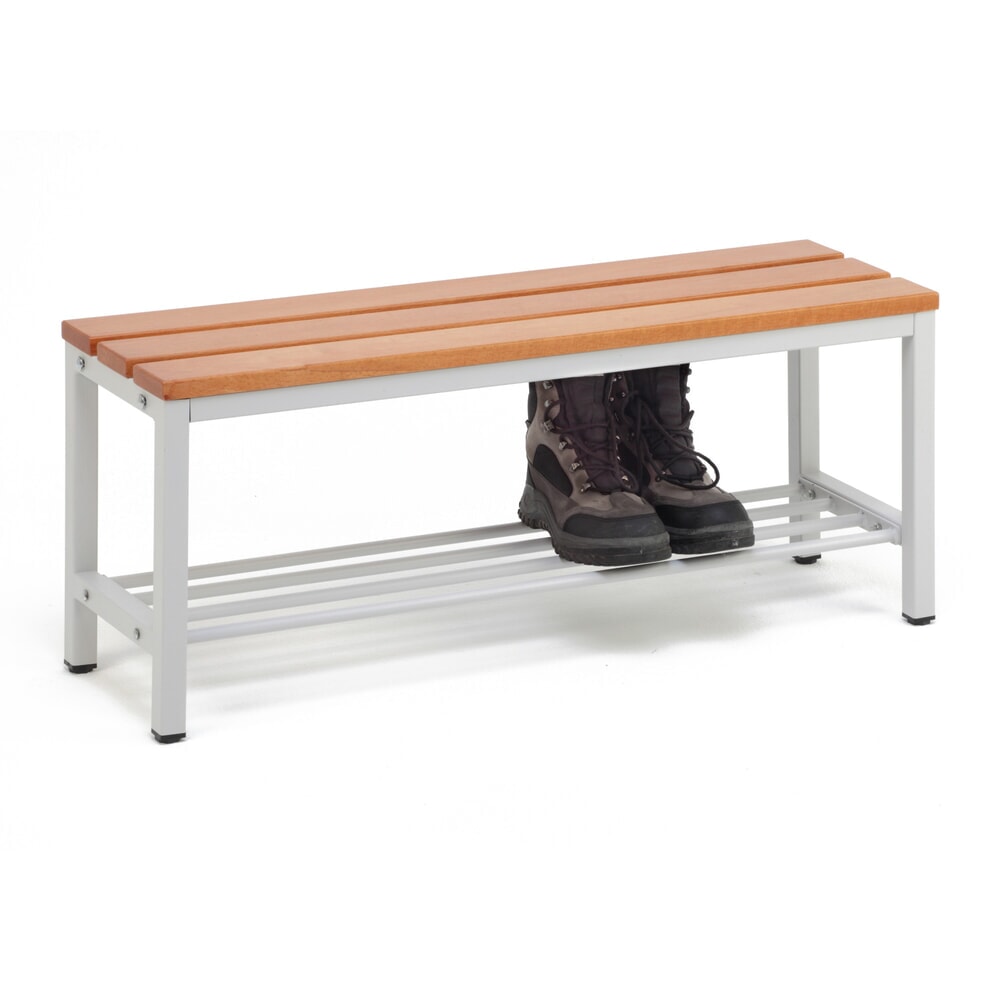 Numéro de l'image du produit 5: Banc pour vestiaire Steinbock®, longueur 1 000 mm, avec porte-chaussure