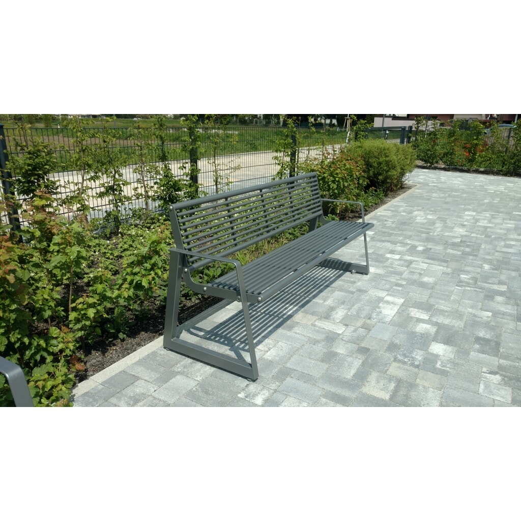 N° de l'image du produit 4 : Banc Laro, rouge rubis, rouge rubis