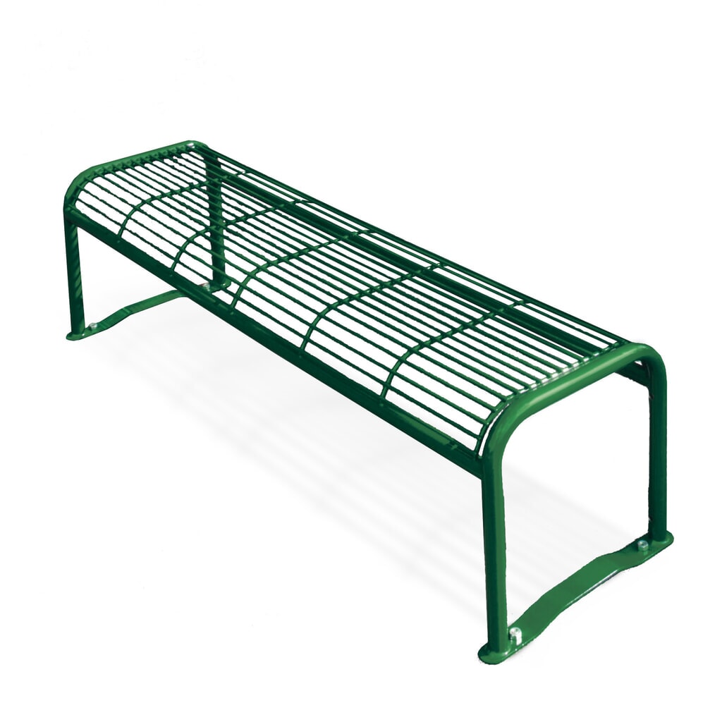Banc en treillis métallique Madrid, vert sapin Illustration du produit: Banc en treillis métallique Madrid, vert sapin