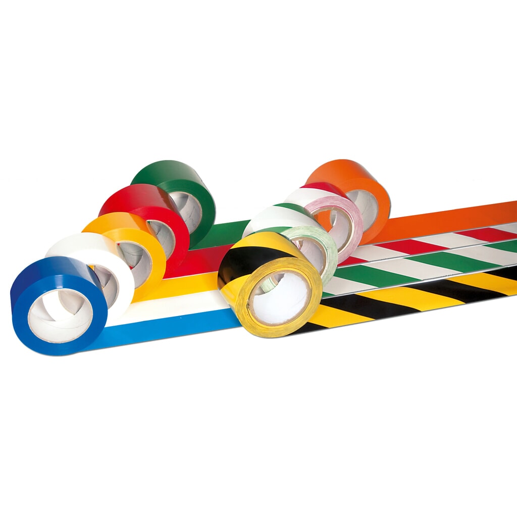 Bande de marquage au sol PROline-tape, autocollante, largeur de bande 50 mm, rouge Illustration du produit: Bande de marquage au sol PROline-tape, autocollante, largeur de bande 50 mm, rouge