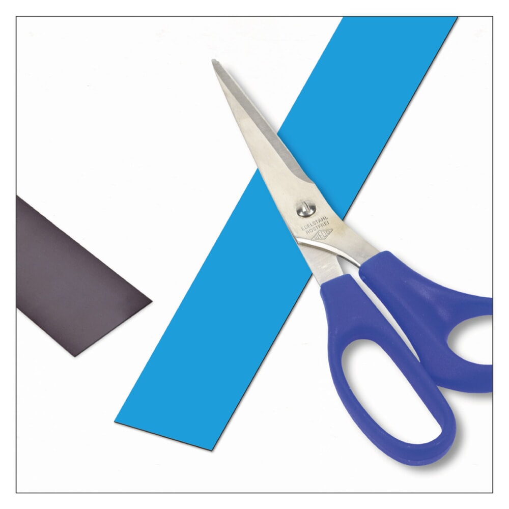 Illustration du produit: Bande de marquage magnétique, rouleau, largeur 30 mm, bleue