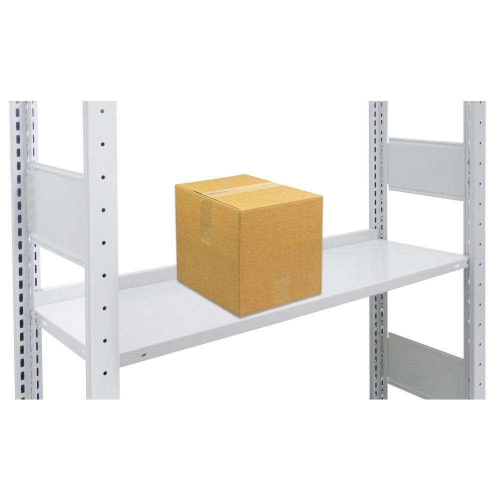 Numéro de l'image du produit 2: Barre de butée pour rayonnage à tablettes SCHULTE, gris clair, Hxl 55 x 1 300 mm