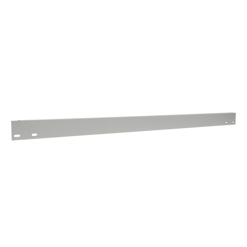 Illustration du produit: Barre de butée pour rayonnage à tablettes SCHULTE, gris clair, Hxl 55 x 1 300 mm