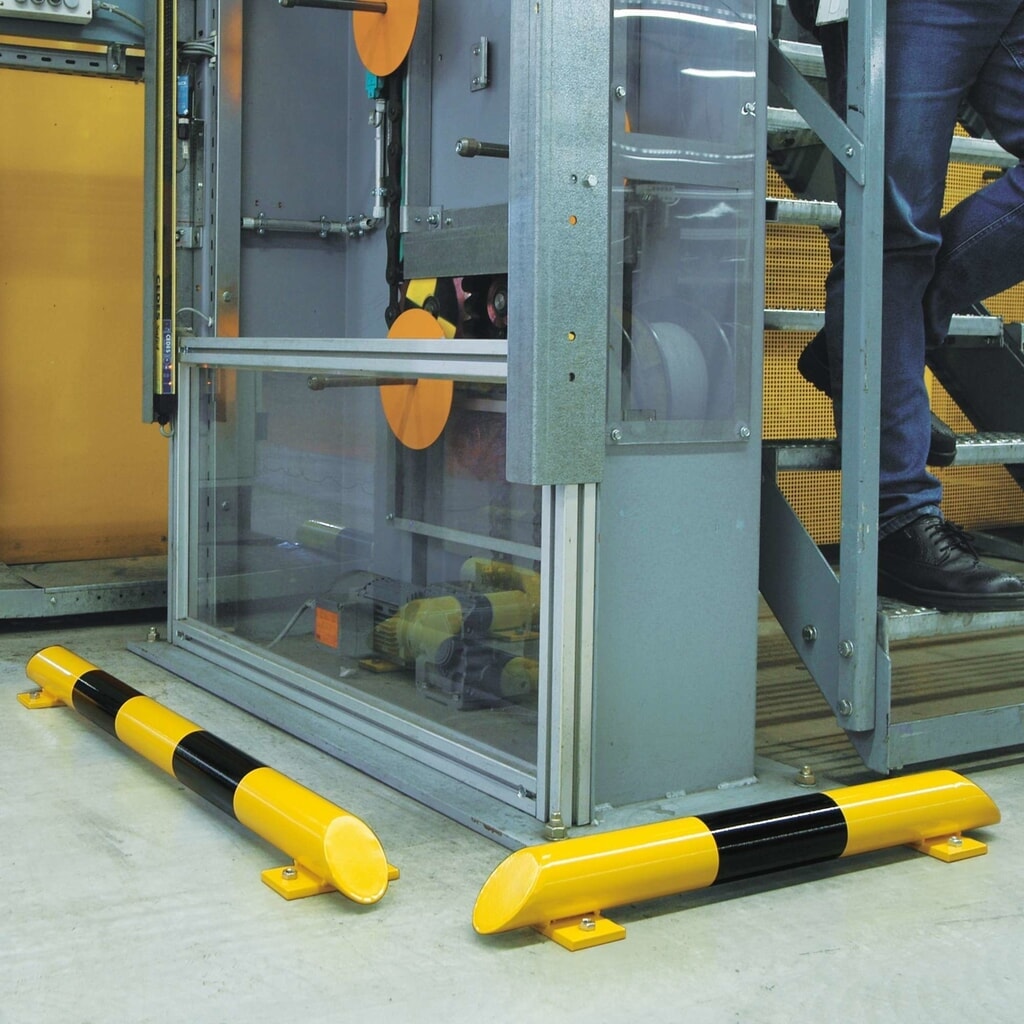 Barre de protection, utilisation en intérieur, longueur 1 200 mm N° de l'image du produit 5 : Barre de protection, utilisation en intérieur, longueur 1 200 mm