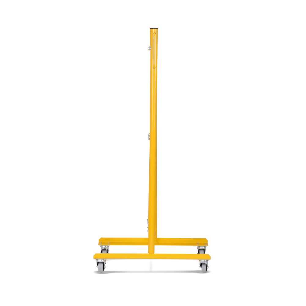 N° de l'image du produit 3 : Barrière extensible dancop, roues des deux côtés, largeur 4 000 mm, noir/jaune