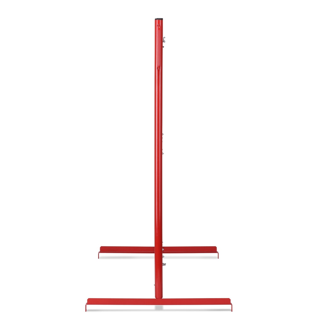 Barrière extensible dancop, pied des deux côtés, largeur 3 600 mm, rouge/blanc N° de l'image du produit 7 : Barrière extensible dancop, pied des deux côtés, largeur 3 600 mm, rouge/blanc