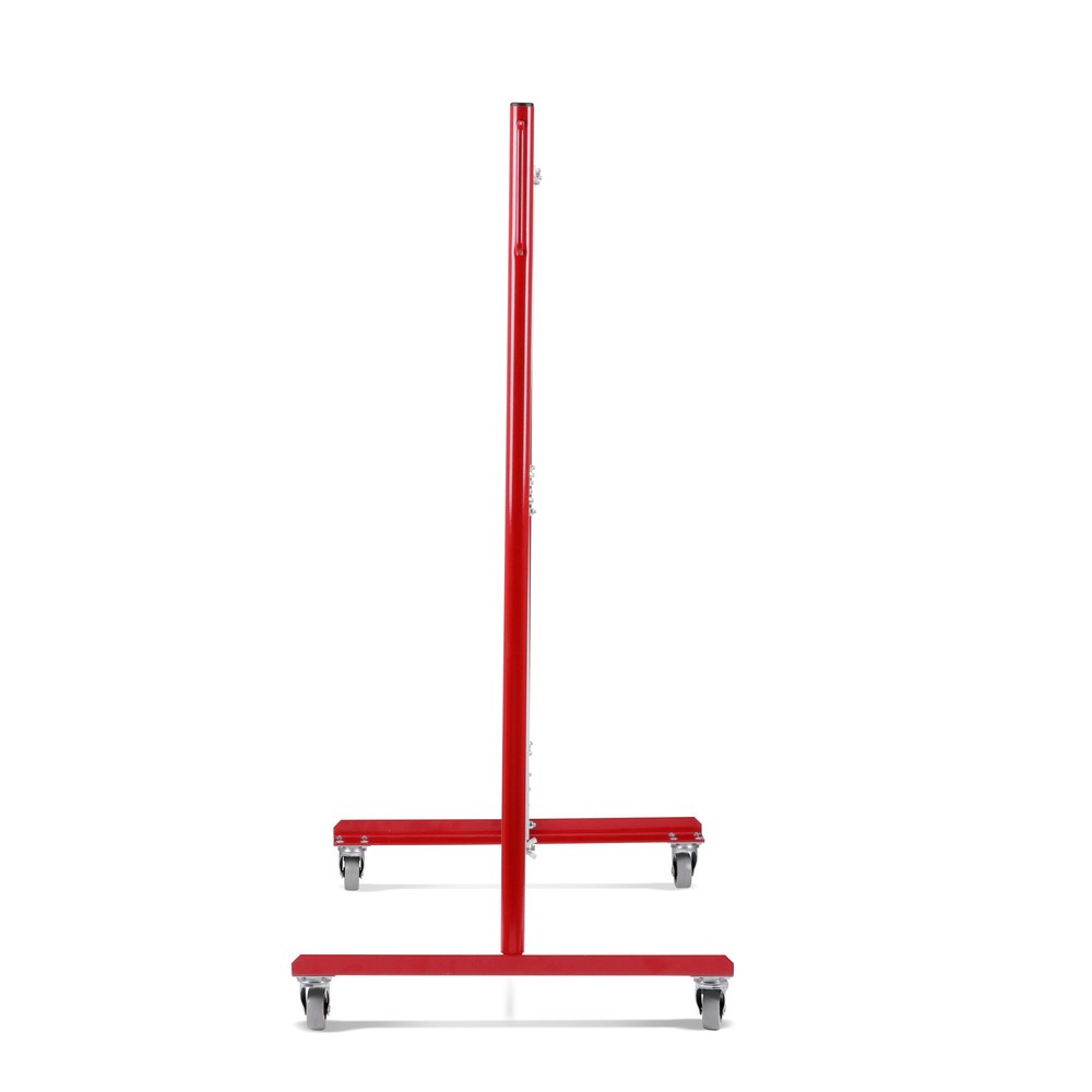 Numéro de l'image du produit 7: Barrière extensible dancop, roues des deux côtés, largeur 3 600 mm, rouge/blanc