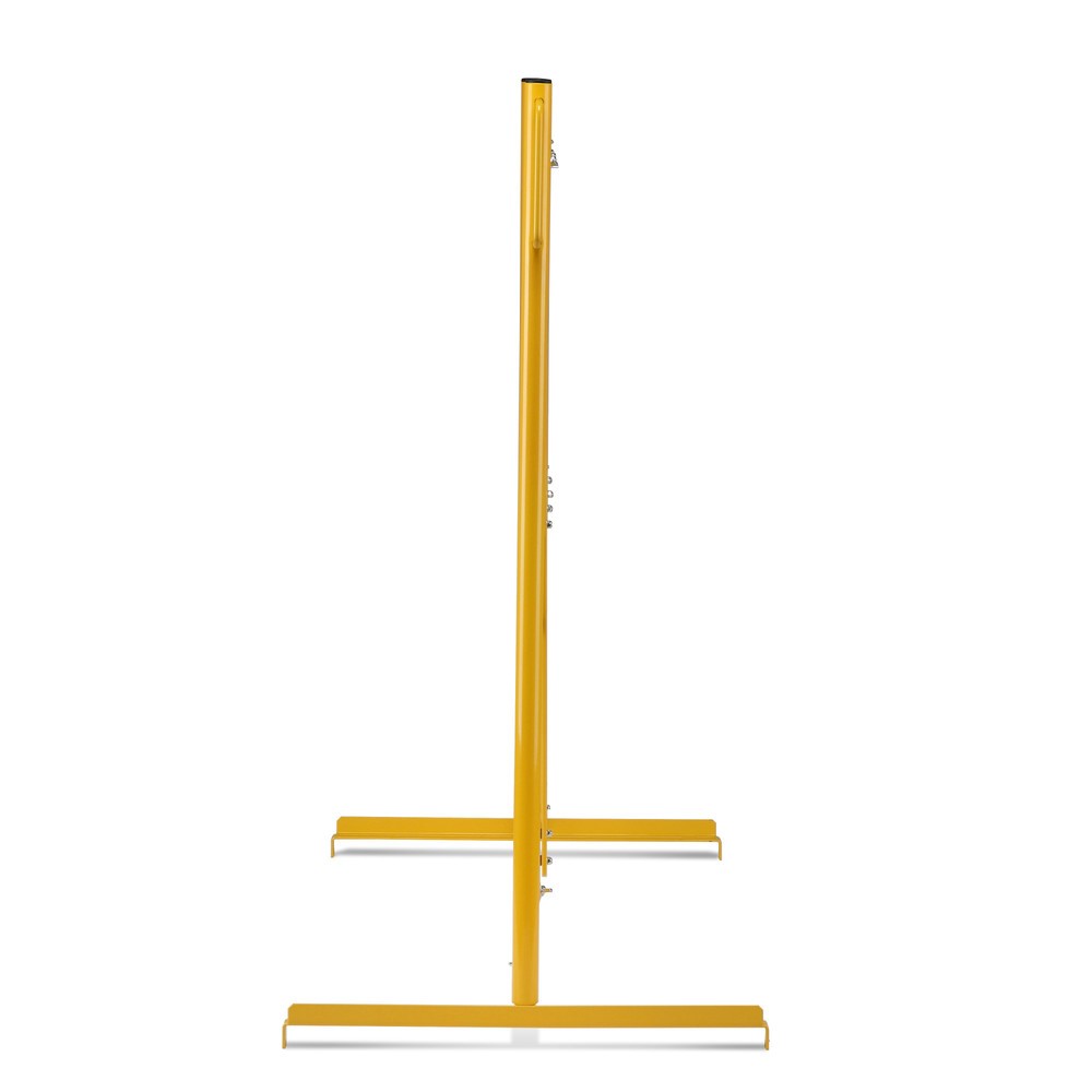 N° de l'image du produit 7 : Barrière extensible dancop, pied des deux côtés, largeur 4 000 mm, noir/jaune