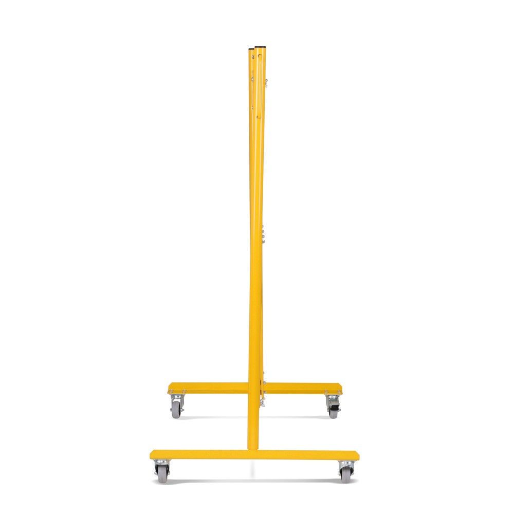 N° de l'image du produit 7 : Barrière extensible dancop, roues des deux côtés, largeur 4 000 mm, noir/jaune