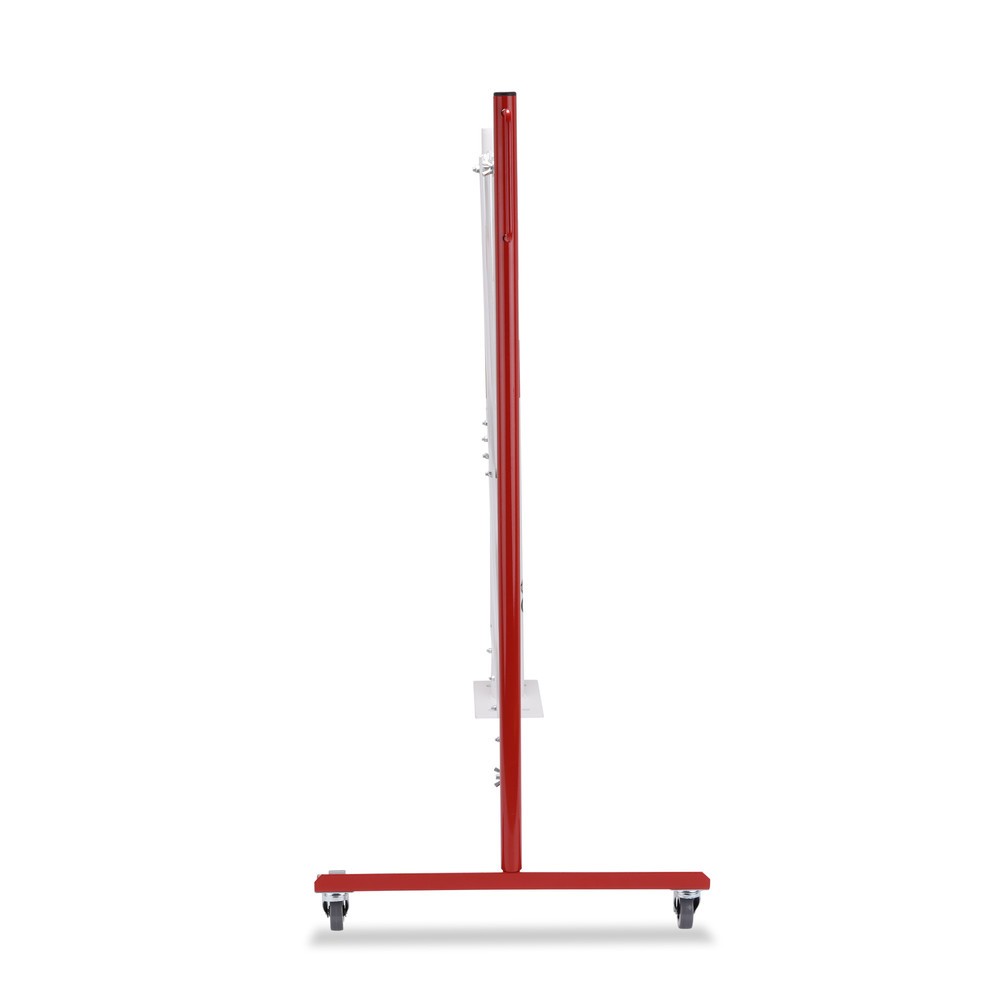 Numéro de l'image du produit 7: Barrière extensible dancop avec potelets, Ø 60 mm, largeur 3 600 mm, rouge/blanc