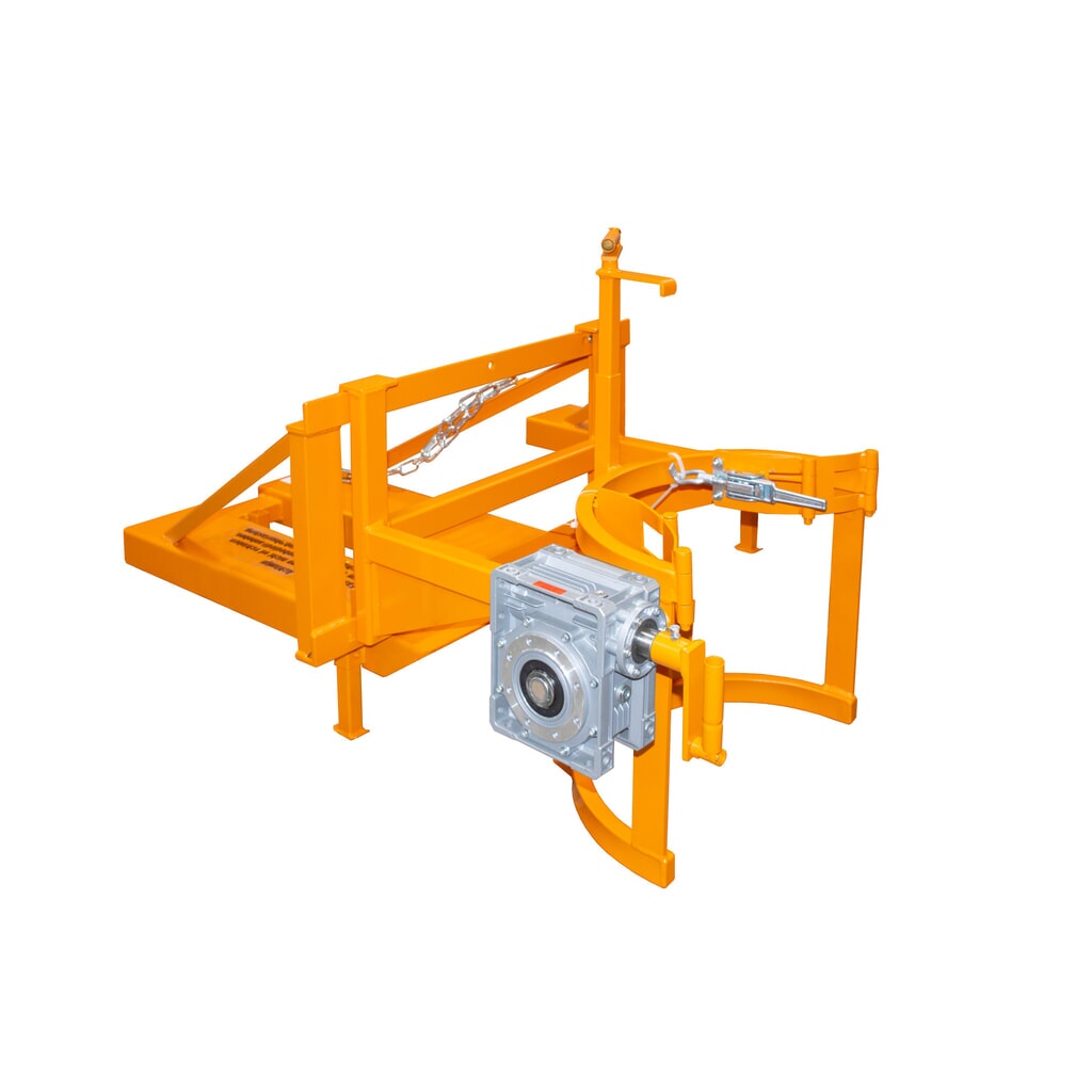 Basculeur de fûts Bauer® FD/L-HK, peint, jaune-orange Illustration du produit: Basculeur de fûts Bauer® FD/L-HK, peint, jaune-orange