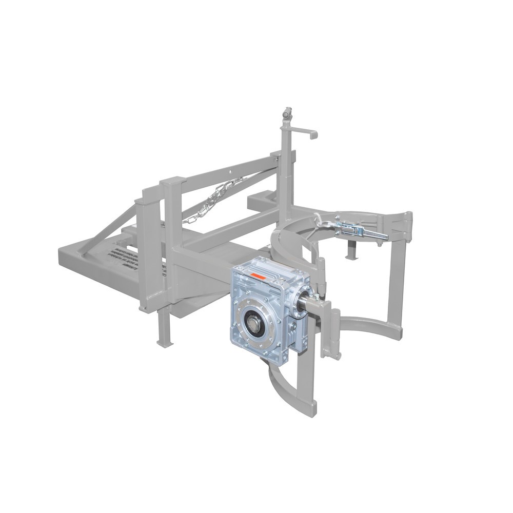 Numéro de l'image du produit 1: Basculeur de fûts Bauer® FD/L-HK, peint, gris souris