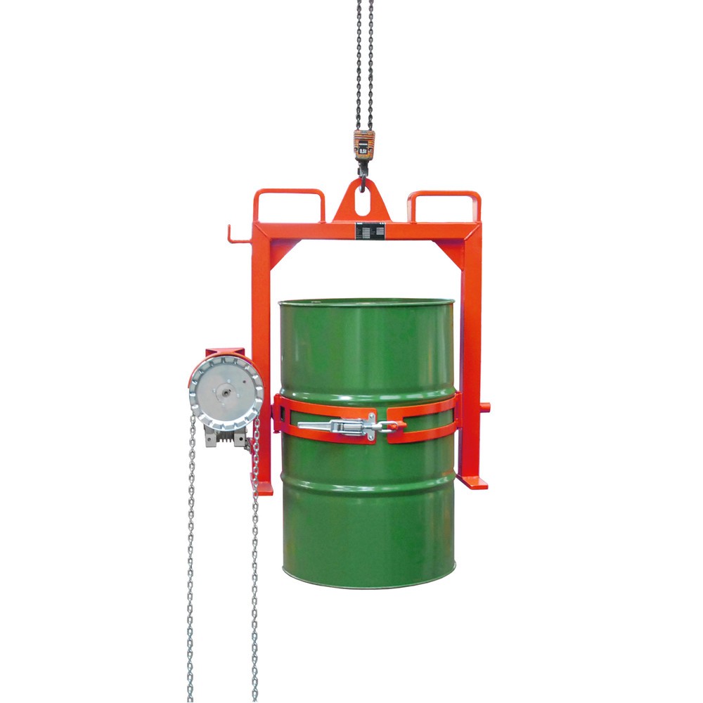 Illustration du produit: Basculeur de fûts Bauer® FD-SK, peint, rouge feu