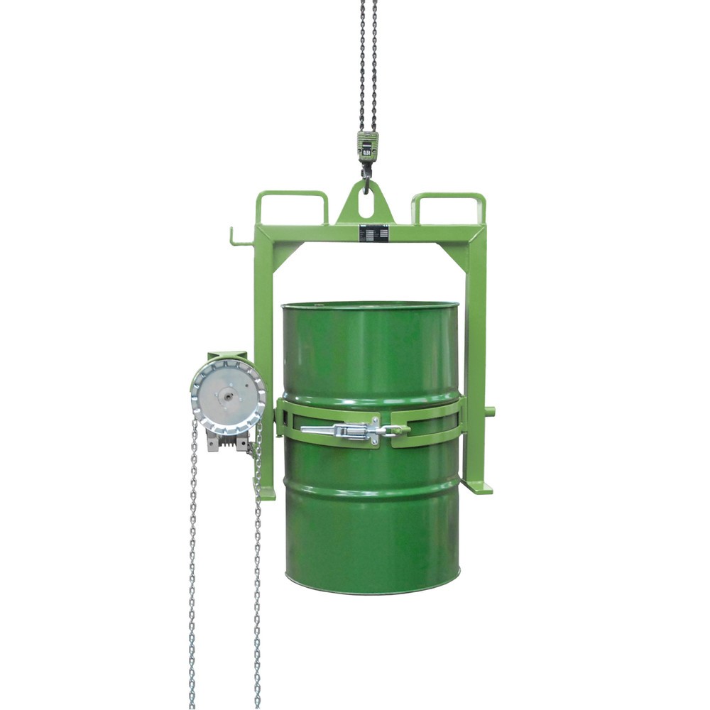 Illustration du produit: Basculeur de fûts Bauer® FD-SK, peint, vert réséda