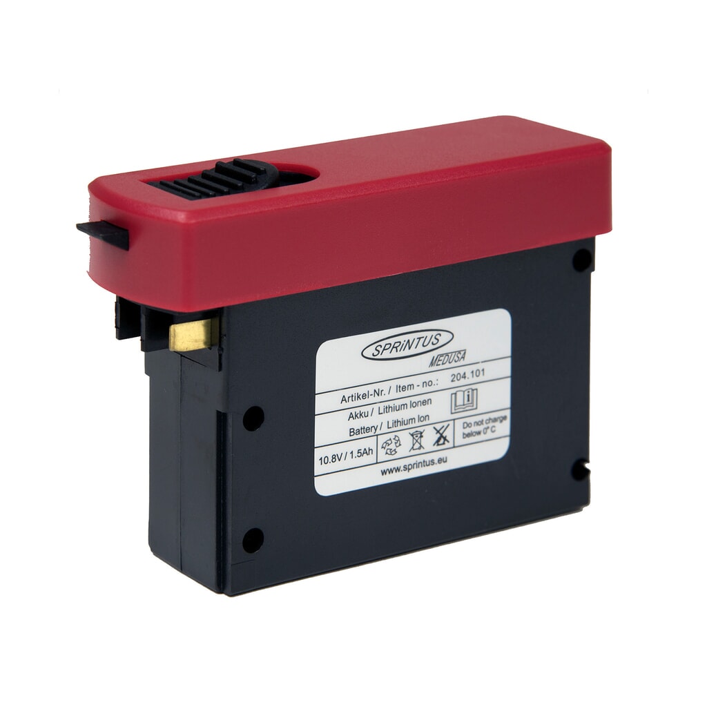 Batterie de rechange pour autolaveuse SPRiNTUS MEDUSA, 10,8/1,5 V/Ah Illustration du produit: Batterie de rechange pour autolaveuse SPRiNTUS MEDUSA, 10,8/1,5 V/Ah