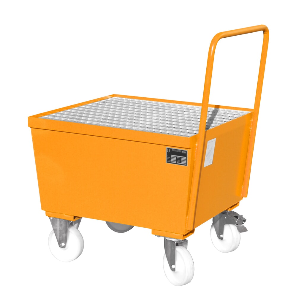 Bauer® Bac de rétention en tôle d’acier, mobile