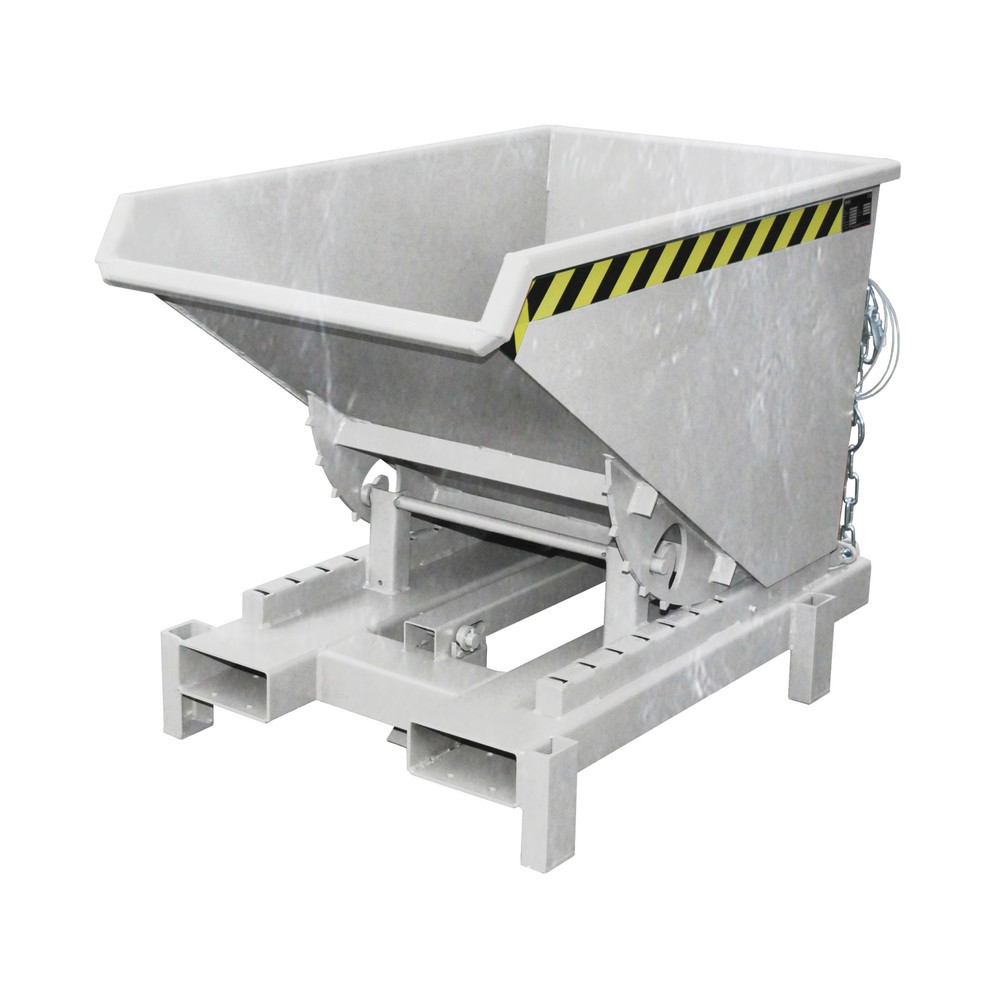 Illustration du produit: Bauer® Benne basculante pour charges lourdes, capacité de charge 4 000 kg, galvanisée, volume 0,3 m³