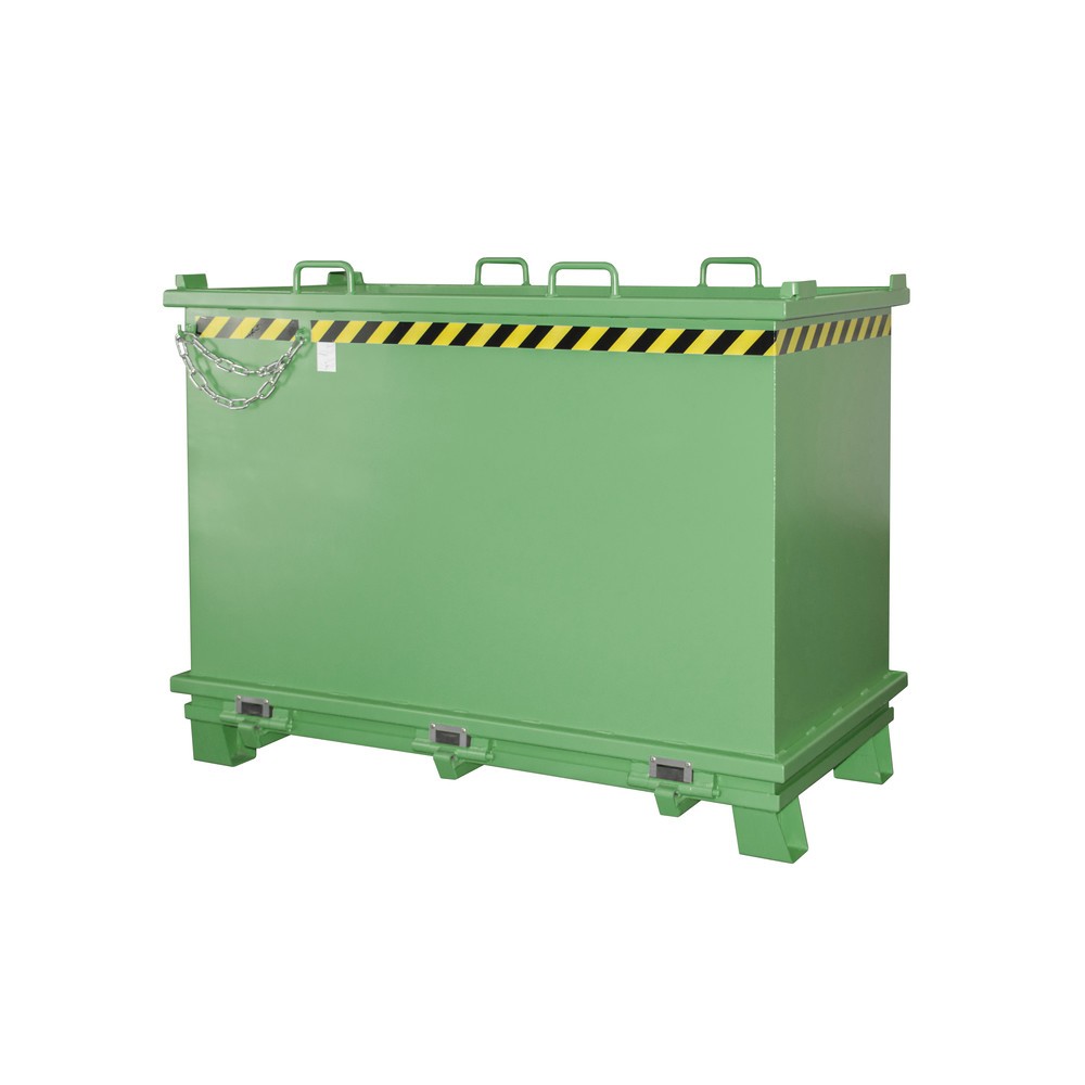 Illustration du produit: Bauer® Benne à fond basculant, fond basculant renforcé, peint, volume 2 m³, RAL 6011 vert réséda