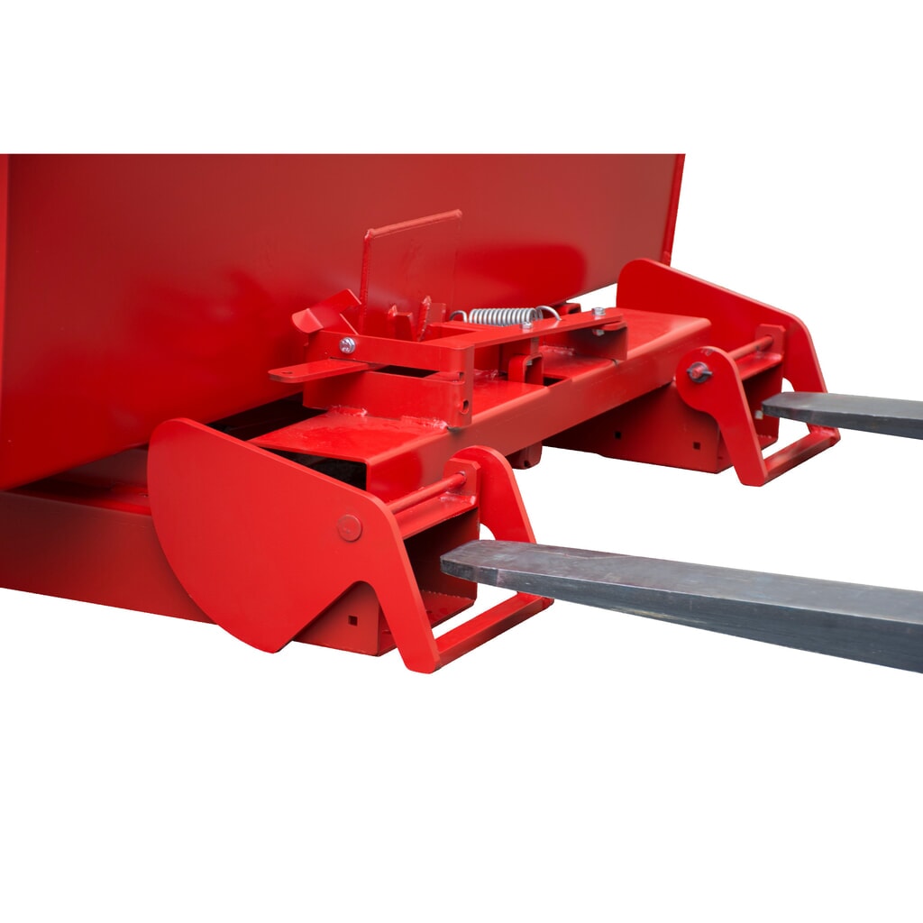 Bauer® Benne basculante à mécanisme automatique anti-chute, capacité de charge 1 000 kg, peinte, volume 0,6 m³, RAL 3000 rouge feu N° de l'image du produit 10 : Bauer® Benne basculante à mécanisme automatique anti-chute, capacité de charge 1 000 kg, peinte, volume 0,6 m³, RAL 3000 rouge feu