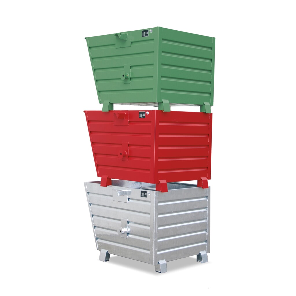 Illustration du produit: Bauer® Benne basculante empilable, galvanisée, volume 0,3 m³