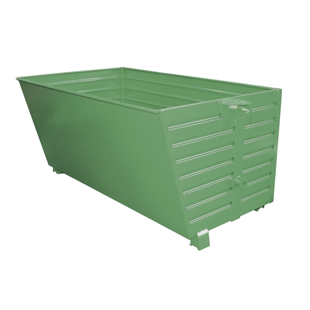 Illustration du produit: Bauer® Benne basculante empilable, peint, volume 2 m³, RAL 6011 vert réséda