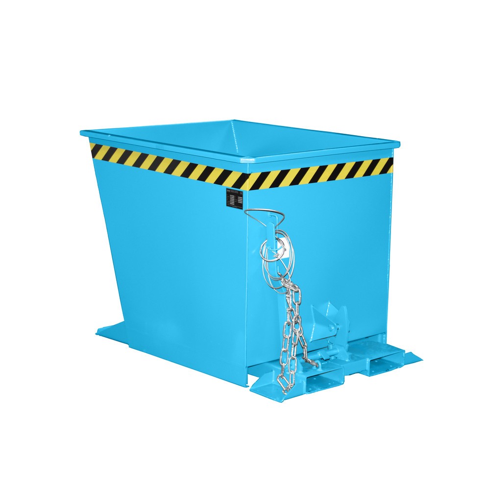 Numéro de l'image du produit 1: Bauer® Bennes basculantes pour trains de remorques, peintes, volume 0,55 m³, RAL 5012 bleu clair