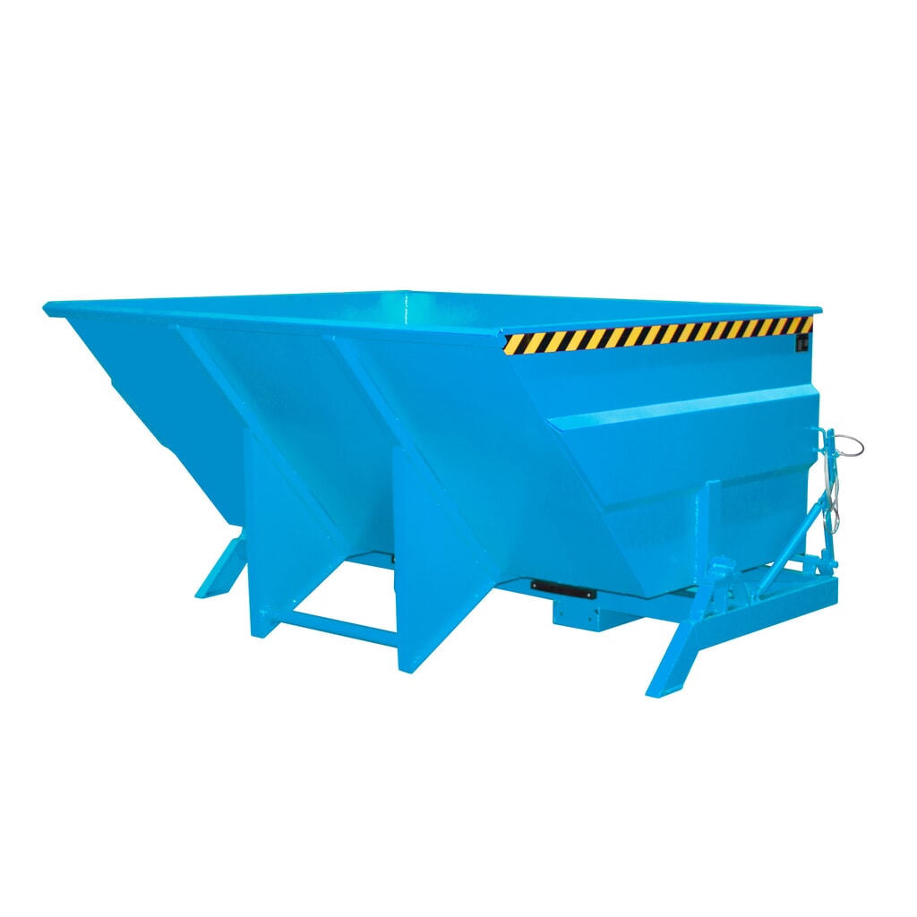 Bauer® Benne basculante à structure grande contenance, peinte, volume 3 m³, RAL 5012 bleu clair N° de l'image du produit 1 : Bauer® Benne basculante à structure grande contenance, peinte, volume 3 m³, RAL 5012 bleu clair