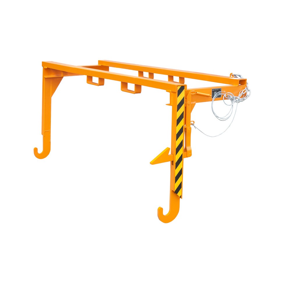 Illustration du produit: Bauer® Traverse pour benne basculante empilable, volume 2 m³, RAL 2000 orangé jaune