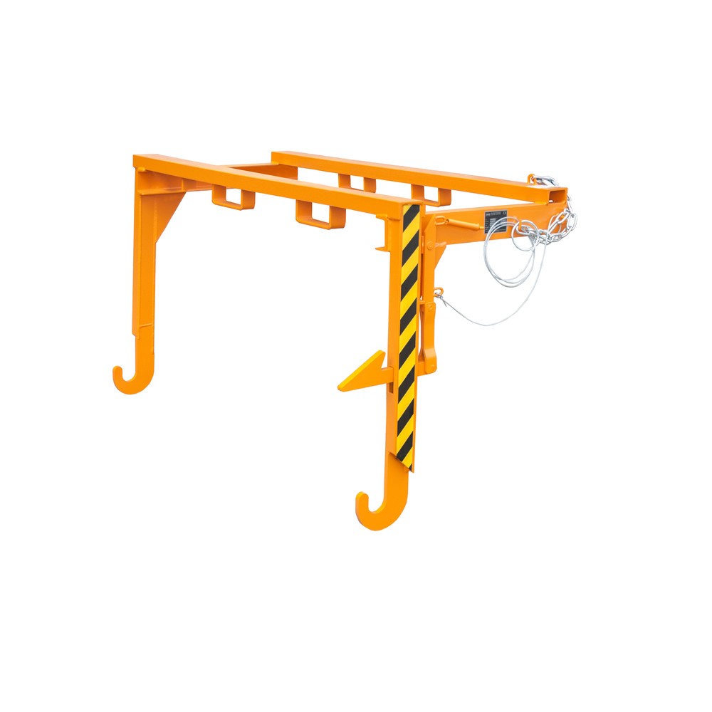 Illustration du produit: Bauer® Traverse pour benne basculante empilable, volume 1,5 m³, RAL 2000 orangé jaune