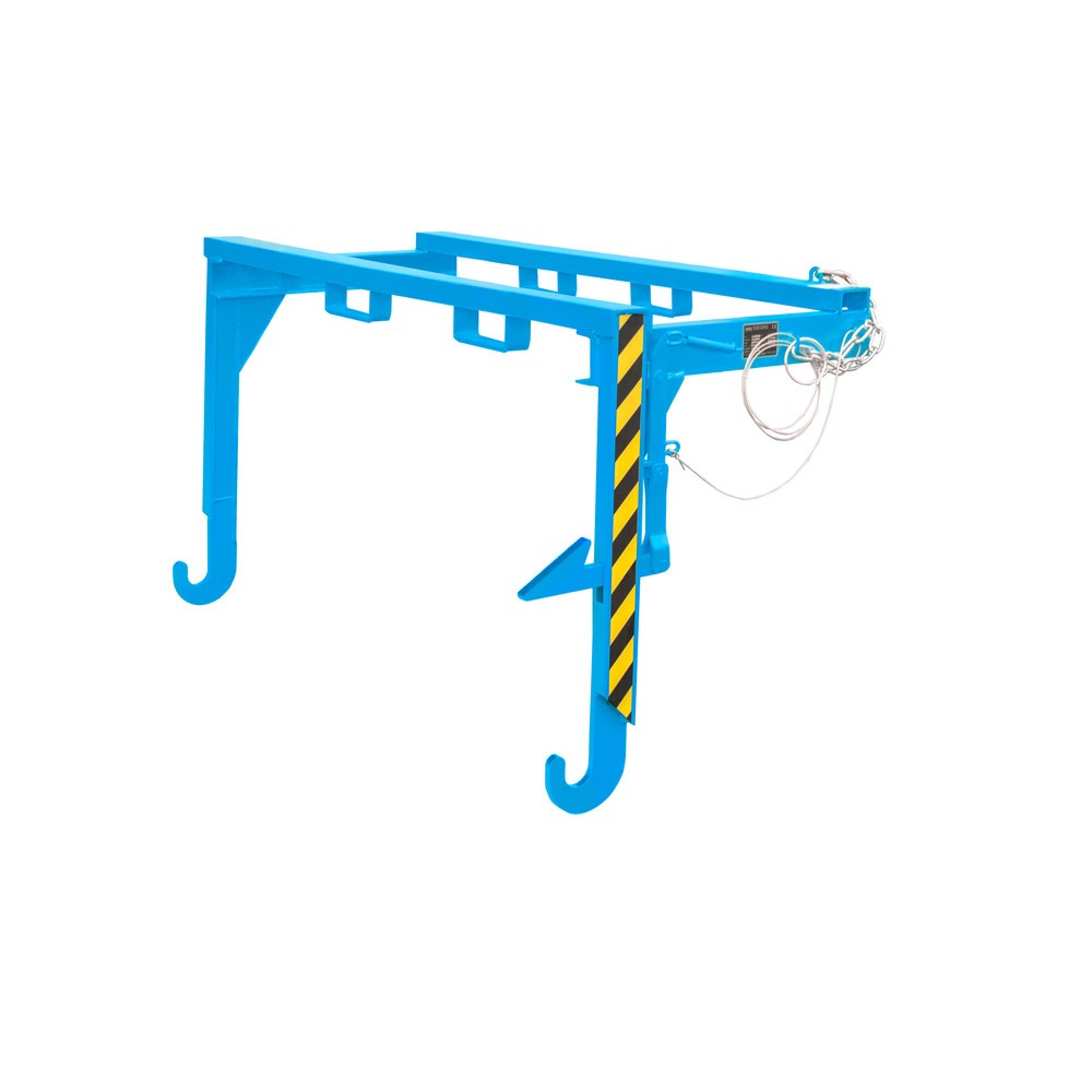 Illustration du produit: Bauer® Traverse pour benne basculante empilable, volume 1,5 m³, RAL 5012 bleu clair