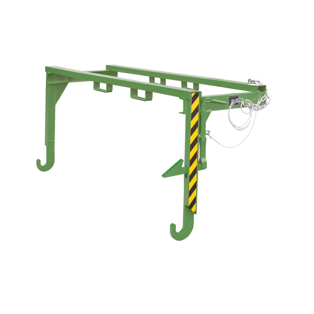 Numéro de l'image du produit 1: Bauer® Traverse pour benne basculante empilable, volume 2 m³, RAL 6011 vert réséda