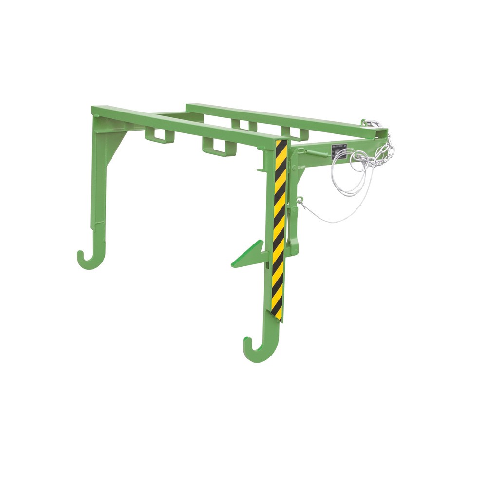 Numéro de l'image du produit 1: Bauer® Traverse pour benne basculante empilable, volume 1,5 m³, RAL 6011 vert réséda