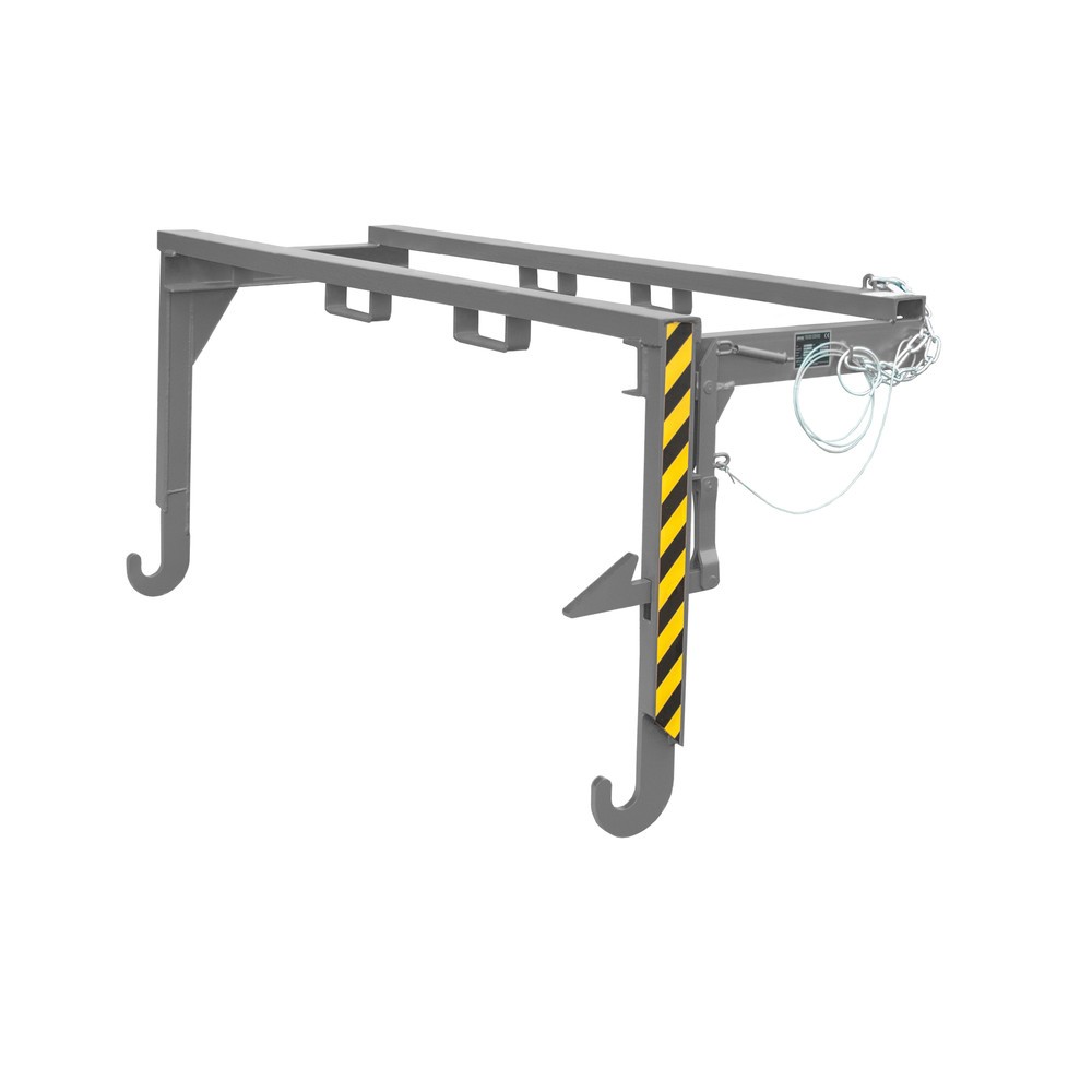 Illustration du produit: Bauer® Traverse pour benne basculante empilable, volume 2 m³, RAL 7005 gris souris
