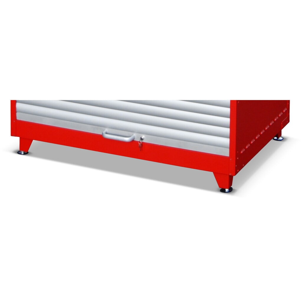 Bauer® Pieds réglables en hauteur pour armoire à volet roulant pour substances dangereuses RSG, 4 pièces/unité de vente N° de l'image du produit 1 : Bauer® Pieds réglables en hauteur pour armoire à volet roulant pour substances dangereuses RSG, 4 pièces/unité de vente