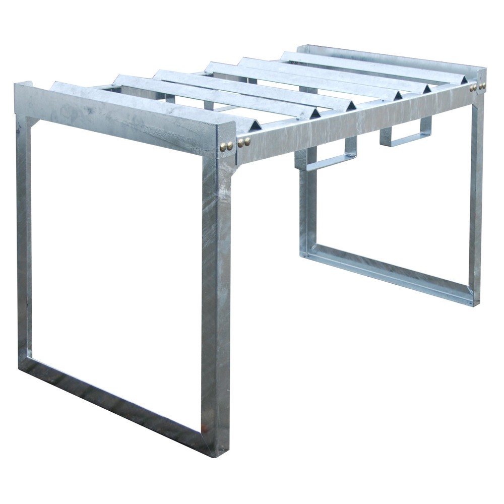 Numéro de l'image du produit 1: Bauer® Système de rayonnage à fûts modulaire, H x l x P 780 x 1 310 x 800 mm, pour 3 fûts à 60 l
