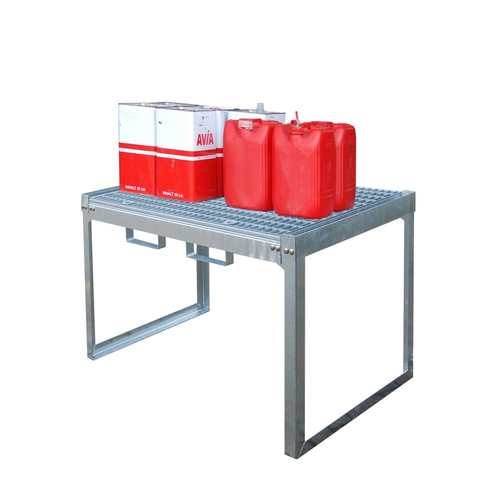 Numéro de l'image du produit 2: Bauer® Système de rayonnage à fûts modulaire, H x l x P 780 x 1 310 x 800 mm, pour emballages