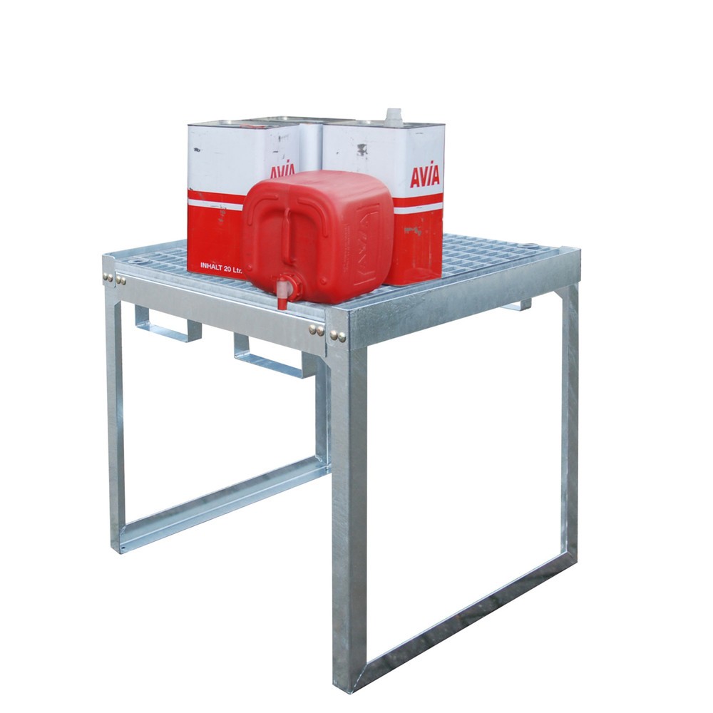 Numéro de l'image du produit 2: Bauer® Système de rayonnage à fûts modulaire, H x l x P 780 x 910 x 790 mm, pour emballages