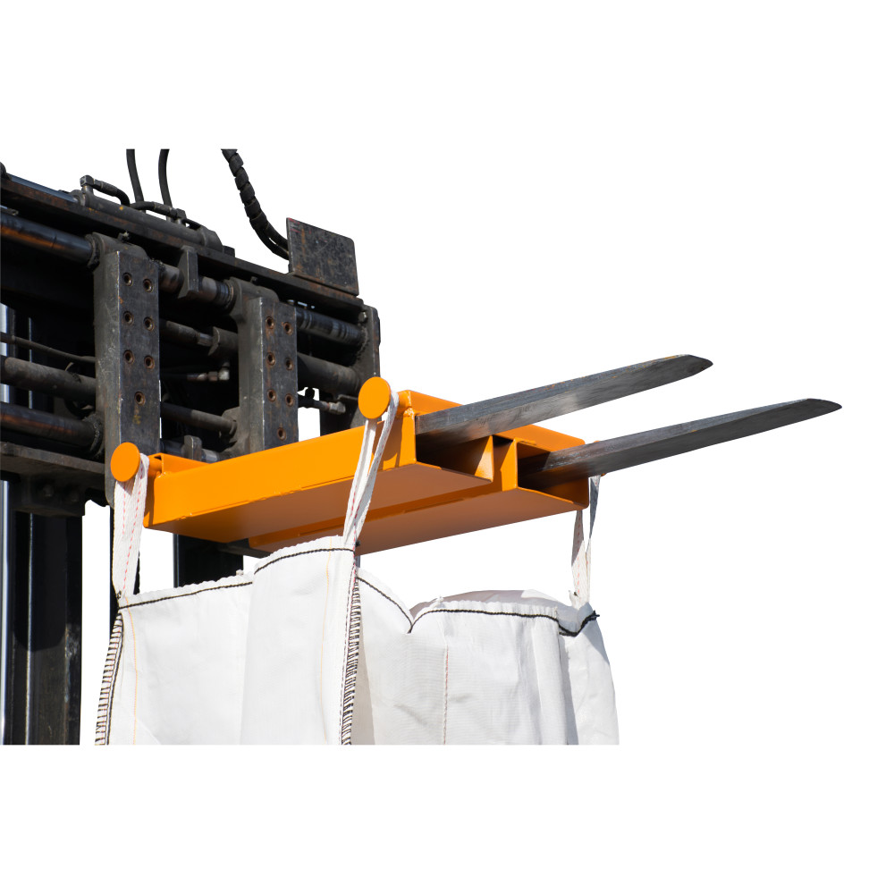 Numéro de l'image du produit 1: Bauer® Traverse de levage pour Big-Bag, spécial chariot, capacité de charge 1 000 kg, peinte, orangé jaune