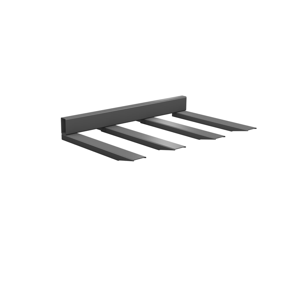 Numéro de l'image du produit 1: Bauer® Traverse pour produits longs, peinte, capacité de charge 1 500 kg, gris souris