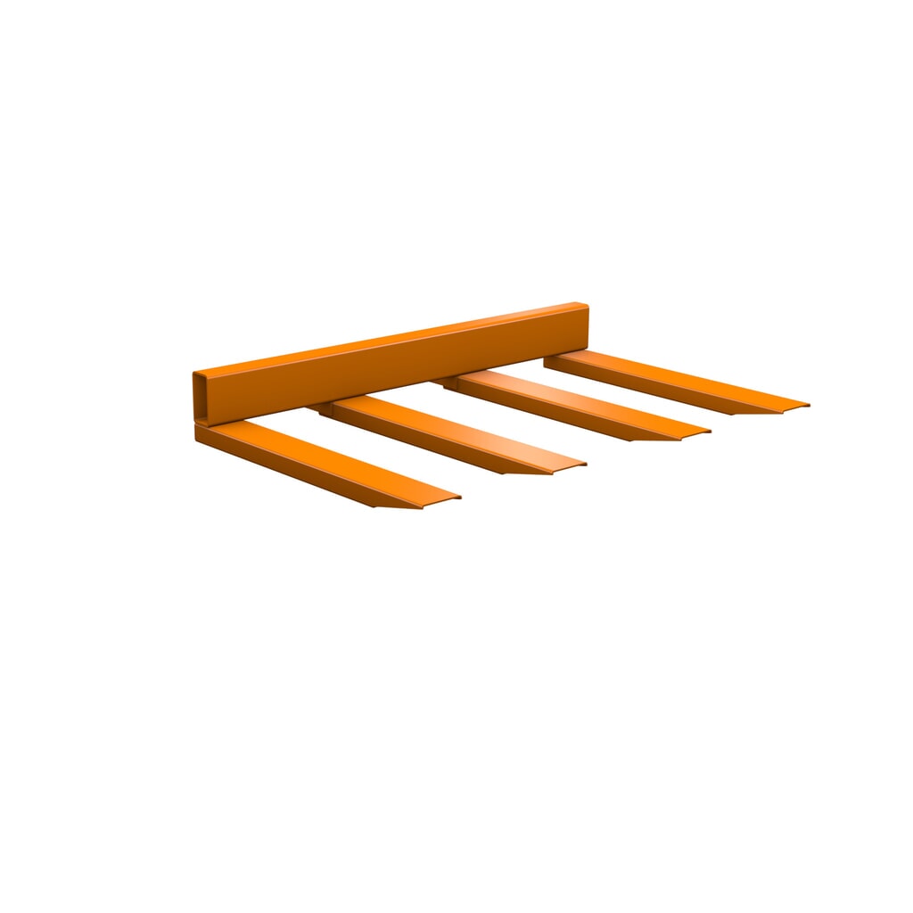 Bauer® Traverse pour produits longs, peinte, capacité de charge 1 500 kg, orangé jaune Illustration du produit: Bauer® Traverse pour produits longs, peinte, capacité de charge 1 500 kg, orangé jaune