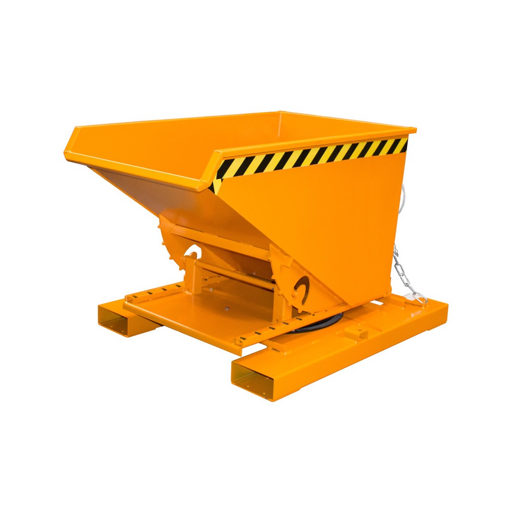 Numéro de l'image du produit 1: Benne à copeaux Bauer® S3S 300, peint, jaune-orange