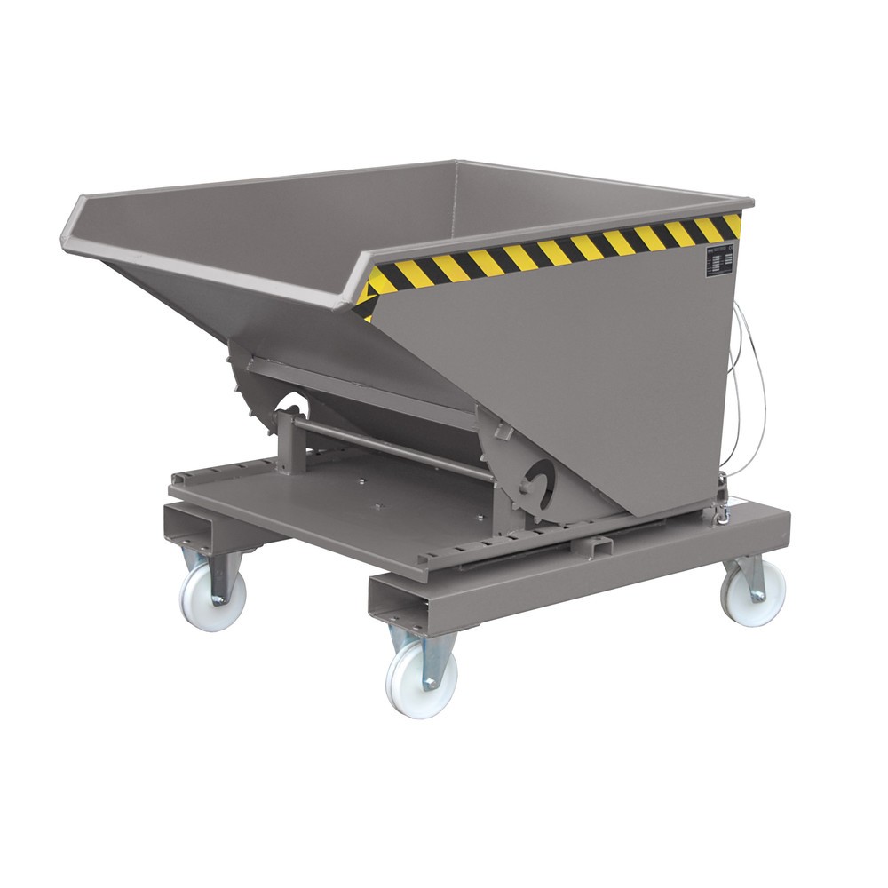 N° de l'image du produit 1 : Benne basculante Bauer® 3S 600, peinte, gris souris