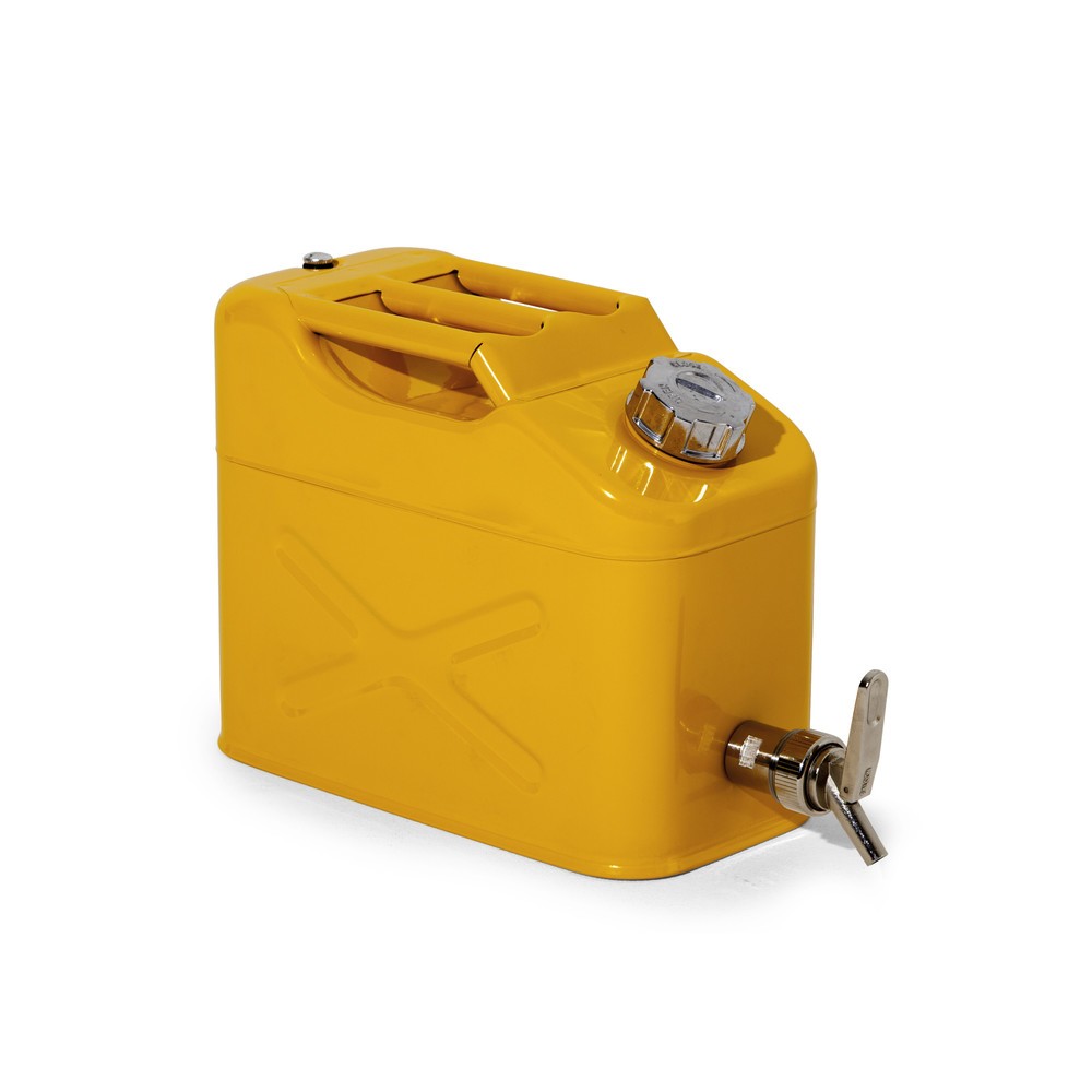 N° de l'image du produit 1 : Bidon de sécurité, acier, avec robinet de remplissage 10 l