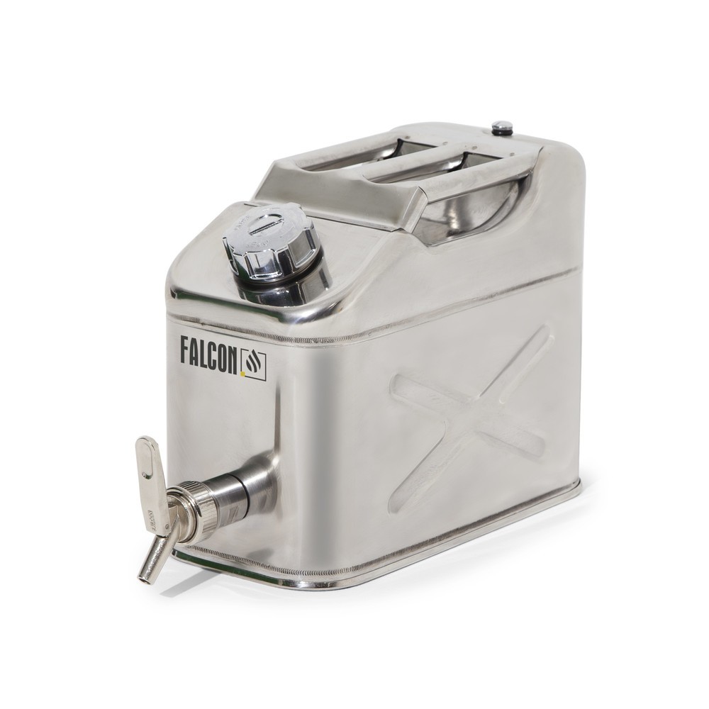 Numéro de l'image du produit 1: Bidon de sécurité, acier inoxydable, avec robinet de remplissage 10 l