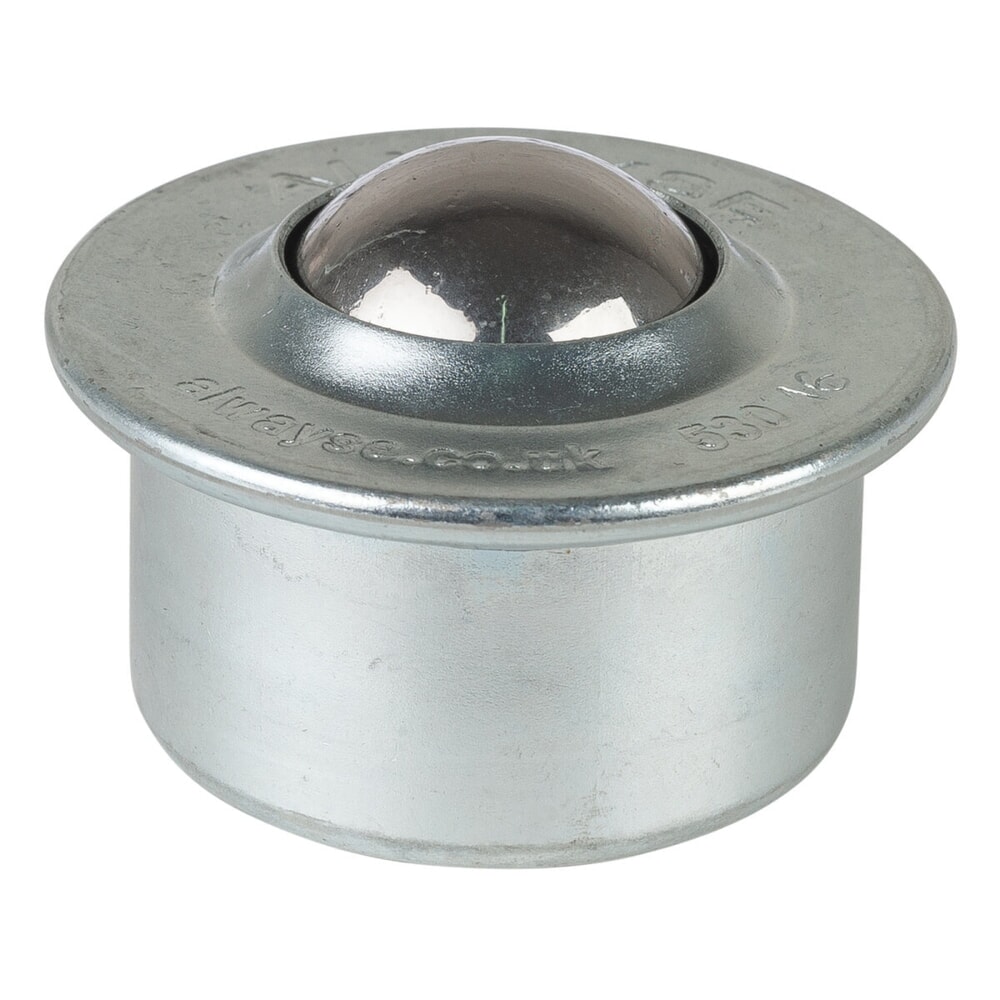 N° de l'image du produit 1 : Galet sphérique, acier, Ø 30 mm, capacité de charge 190 kg