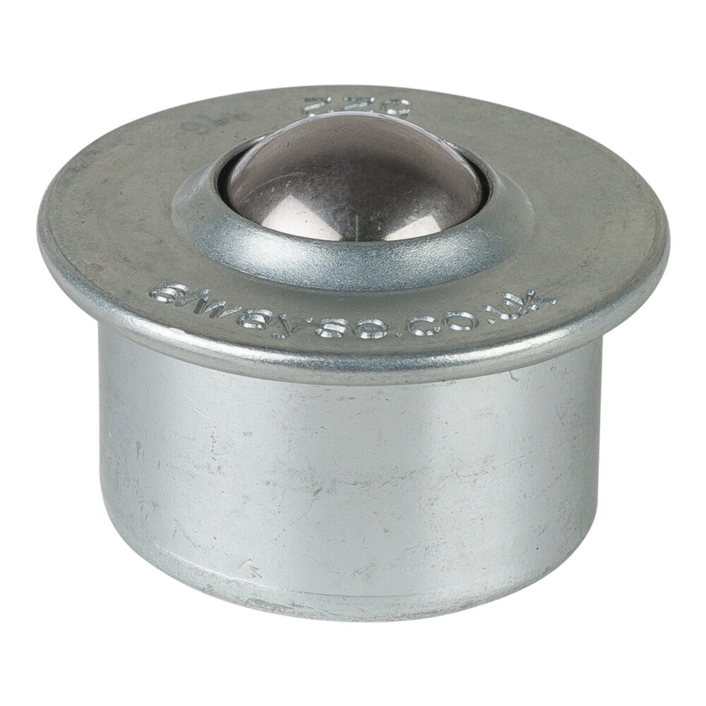 N° de l'image du produit 1 : Galet sphérique, acier, Ø 22 mm, capacité de charge 97 kg