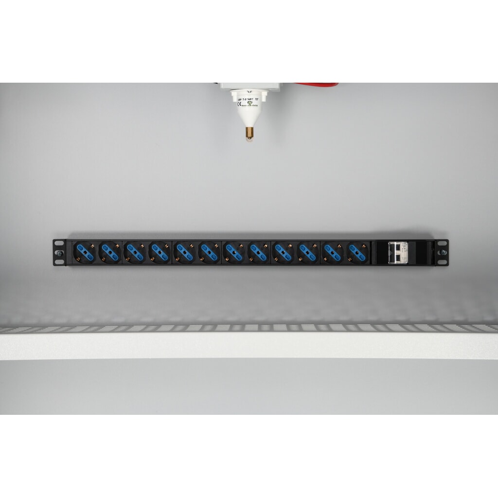 N° de l'image du produit 2 : Bloc multiprise à contacts de protection S12 pour armoire de sécurité lithium-ions Justrite® 226-LT