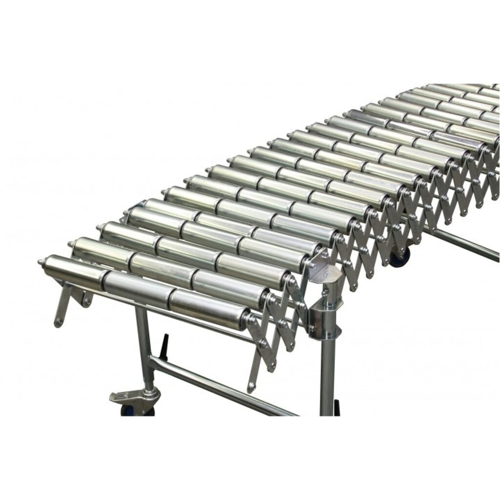 N° de l'image du produit 1 : Rouleaux extensibles BLUME, rouleaux en acier, largeur de voie 300 mm, longueur 1,9 – 4,4 m