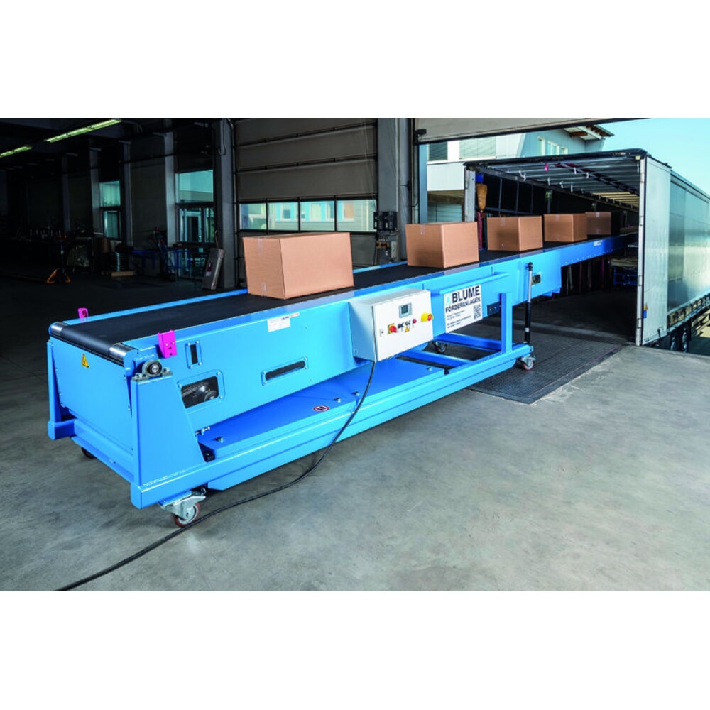 Convoyeur télescopique BLUME type WFT4, longueur de base 5 m, longueur télescopique 14 m, largeur de bande 600 mm, largeur de structure 920 mm, hauteur de construction 800 mm N° de l'image du produit 5 : Convoyeur télescopique BLUME type WFT4, longueur de base 5 m, longueur télescopique 14 m, largeur de bande 600 mm, largeur de structure 920 mm, hauteur de construction 800 mm